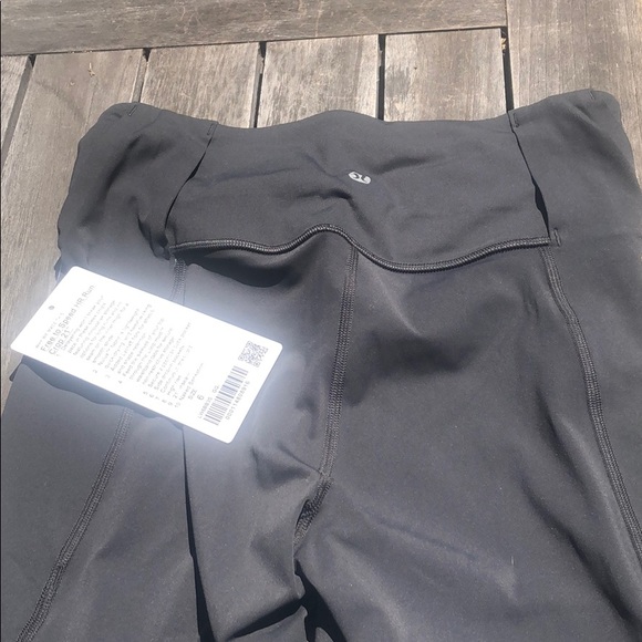 Lululemon NWT Free to Speed HR Run Crop 21” c.grey - Picture 4 of 5